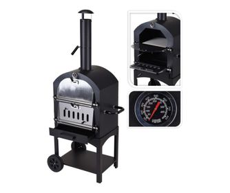 Φούρνος Πίτσας ProGarden BBQ, Μαύρος