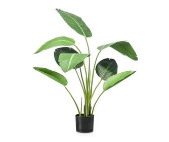 Изкуствено дърво Стрелиция Emerald, 120 см, в саксия, зелено