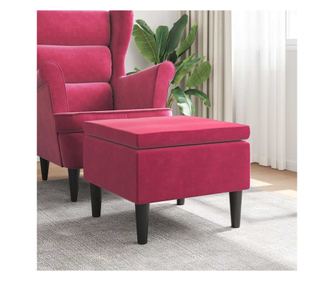 Fa Lábú Szék, Bordó, Bársony