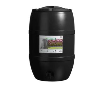 Nature Bačva za kišnicu, crna, 51x81 cm, 120 L