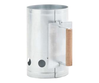 Pokretač za roštilj na ugljen i dimnjak, pocinčani čelik