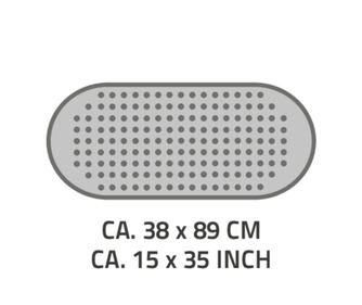 RIDDER Tecno protuklizna podloga za kadu, bijela