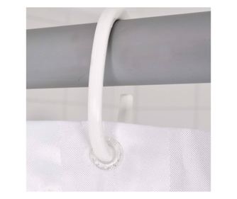 433755 RIDDER Zavesa za prho "Tekstil" Travna