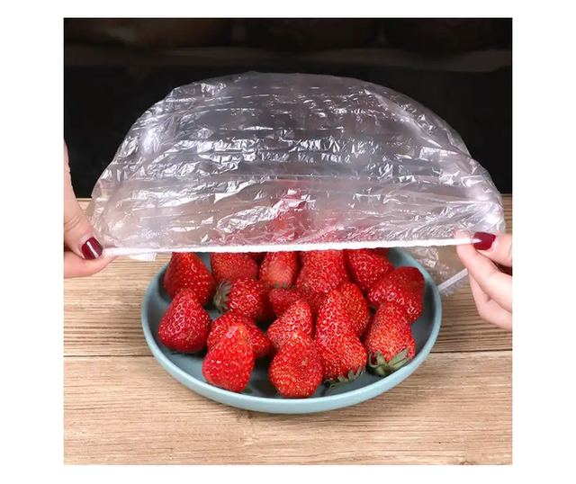 100 db átlátszó, kupak típusú eldobható zacskó ABYZ®™