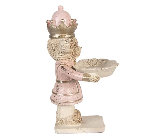 Polyrsin többszínű mackó figura 14x13x24 cm