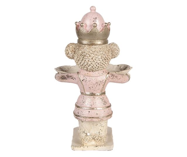 Polyrsin többszínű mackó figura 14x13x24 cm