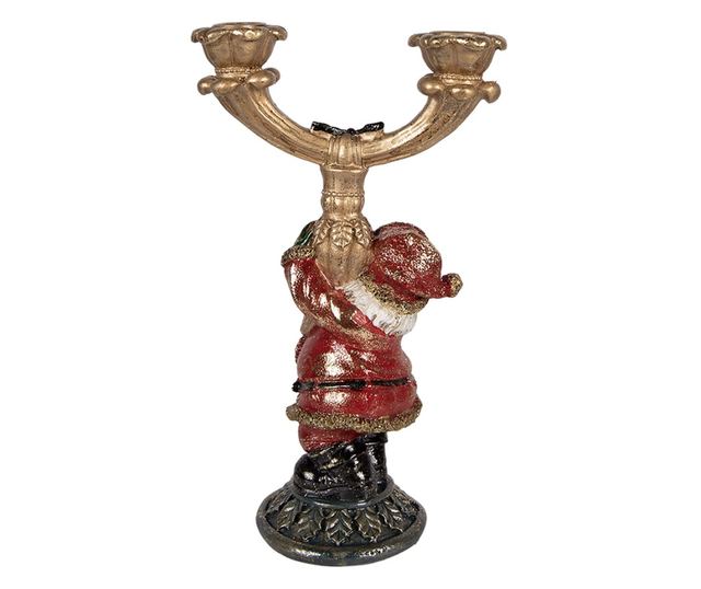 Karácsonyi figura polirezin többszínű 17x10x28 cm