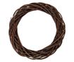 Coronita barna rattan dekoráció Ø 40x7 cm