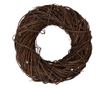Coronita barna rattan dekoráció Ø 40x10 cm