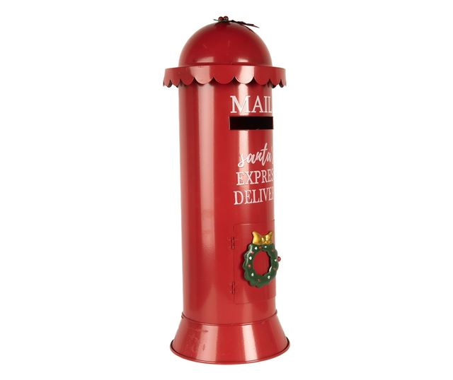 Karácsonyi asztali dísz fém, többszínű Ø 19x52 cm