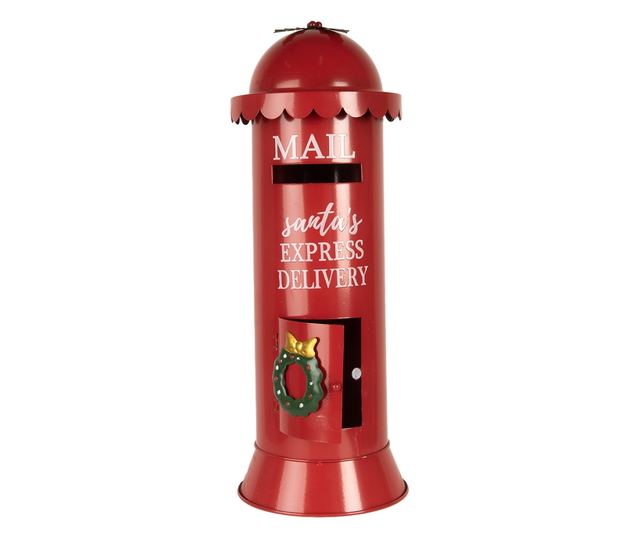 Karácsonyi asztali dísz fém, többszínű Ø 19x52 cm