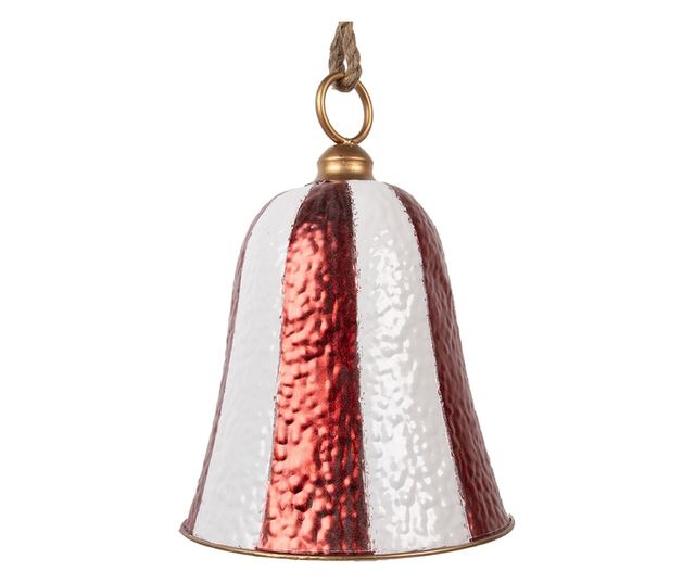 Karácsonyi harang fém D 28x39 cm