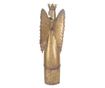 Angyal figura arany fém 20x16x52 cm