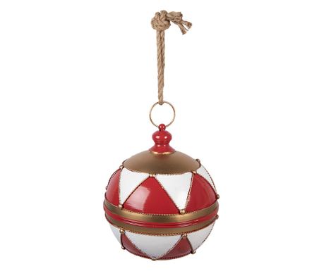 Ukrasni božićni globus metal Ø 31x36 cm