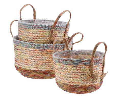 Set od 3 cvjetne posude 25 x 19, 28 x 20, 31 x 21 cm