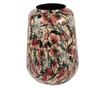 Virágos fém váza többszínű Ø 27x34 cm