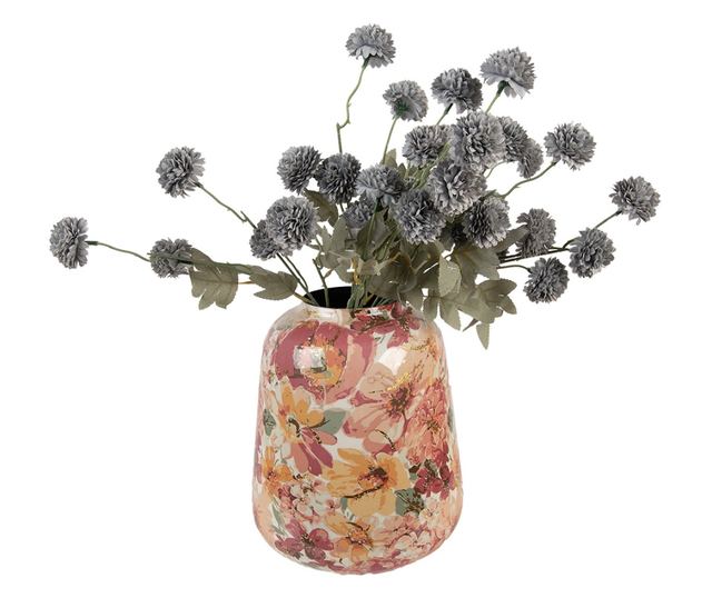 Fém virágváza Ø 21x25 cm