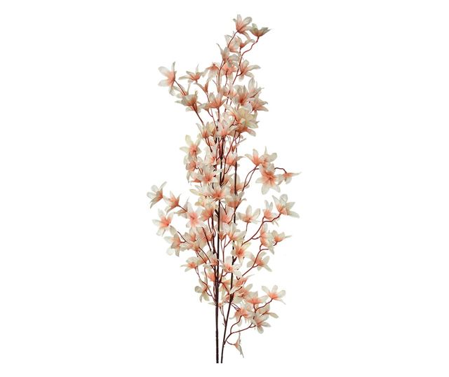 Rózsaszín Fehér Művirág 6x6x110 cm