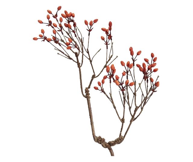 Mesterséges Narancs Barna Koszorú 30x4x85 cm