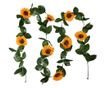 Mesterséges napraforgó girland 200x14x5 cm