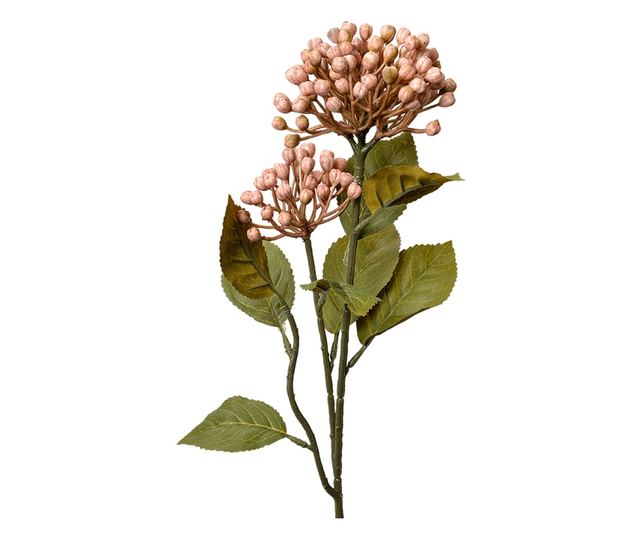 Művirág rózsaszín zöld 8x7x53 cm