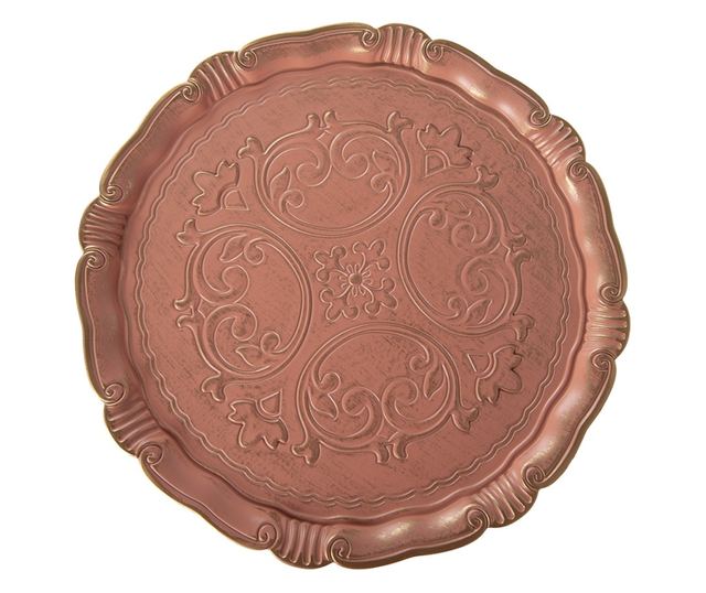 Műanyag Tálca Rózsaszín Ø 32x15 cm