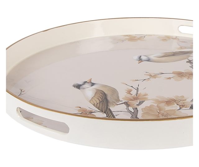 Tálaló tálca műanyag többszínű Ø 46x4 cm