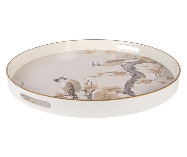 Tálaló tálca műanyag többszínű Ø 46x4 cm