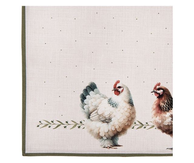 6 db Multiszínű Pamut Rusztikus Alátét 48x35 cm