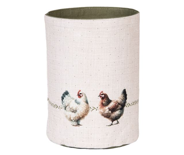 Pamut Többszínű Rusztikus Kosár Ø 15x16 cm