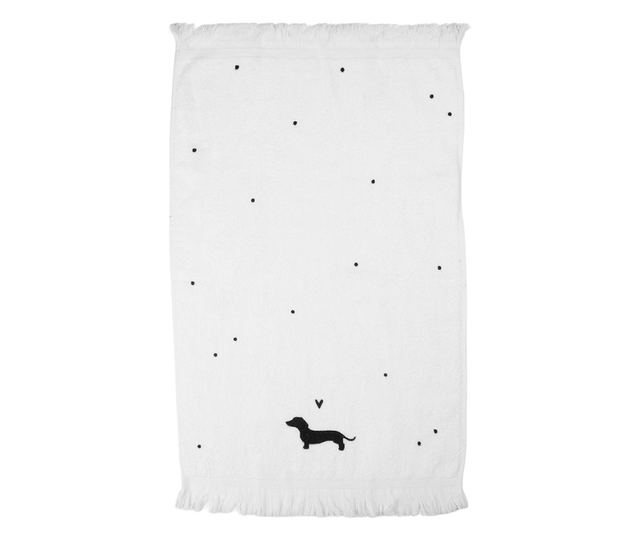 Cicás kutyás pamut törölköző kézre és arcra 40x66 cm