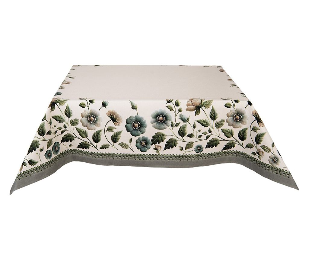 Bavlněná utěrka multicolor vzor Květiny 100x100 cm - 2