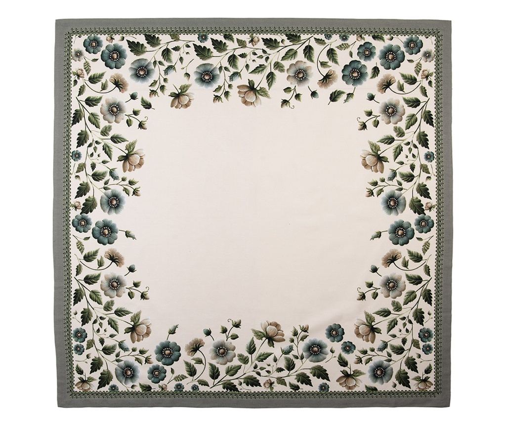 Bavlněná utěrka multicolor vzor Květiny 100x100 cm - 3