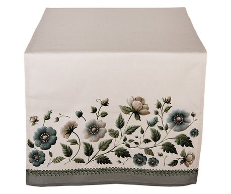 Cotton Multicolor Runner Flowers 50x140 cm