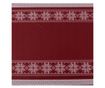 Božični prt poliester rdeče-bel 140x220 cm