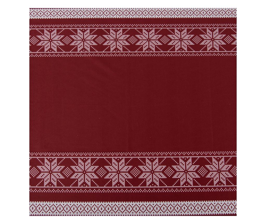 Vánoční ubrus Polyester červenobílý 140x220 cm - 4