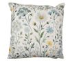 Poliészter párnahuzat virágmintás, 45x45 cm