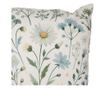 Poliészter párnahuzat virágmintás, 45x45 cm
