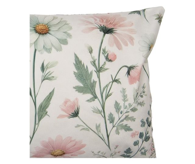 Poliészter Párnahuzat Virágos Többszínű 35x50 cm