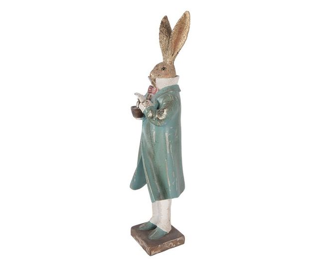 Húsvéti Nyuszi Figurina Polyrsin Többszínű 14x11x48 cm