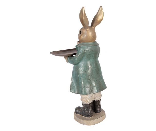 Húsvéti Nyuszi Figura Polyrsin Többszínű 20x23x46 cm