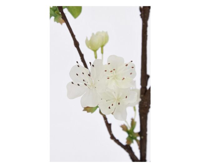 12 db műfenyő ág, fehér/zöld, 20x20x94 cm