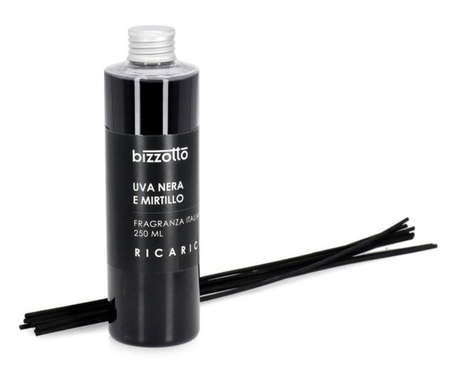 Fekete szőlő és áfonya illatú szobai diffúzor Ø5x16,5h, 250 ml