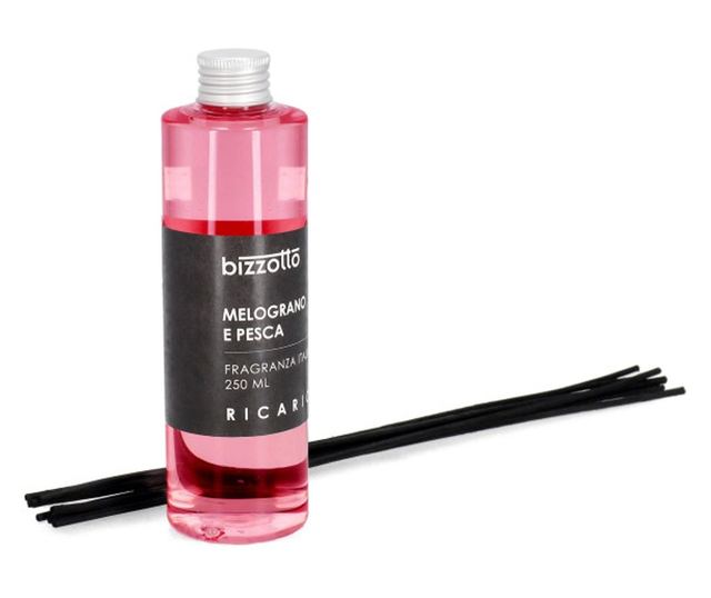 Gránátalma, Barack Illatú Szoba Diffúzor Ø5x16,5 cm, 250 ml