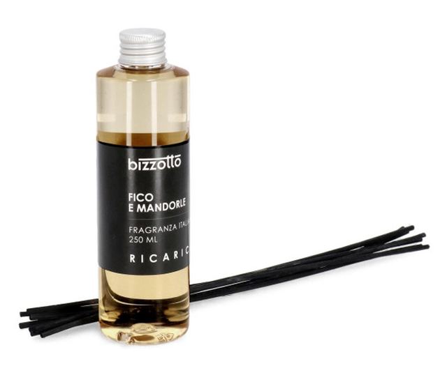 Füge és Mandula Illatú Szoba Diffúzor, Ø5x16,5h, 250 ml