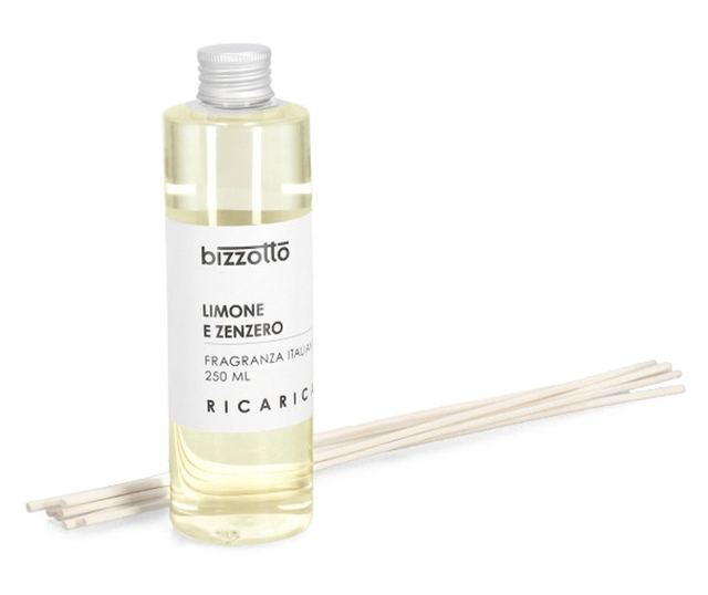 Citrom-gyömbér illatú szobai diffúzor, Ø5x16,5 cm, 250 ml