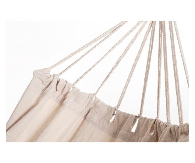 Eldoris Fehér Pamut Poliészter Hintaágy 200x100 cm