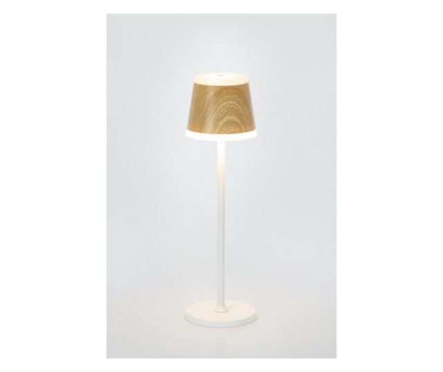 LED Lámpa Acél Fehér Polipropilén Natúr Ø11x38.5cm