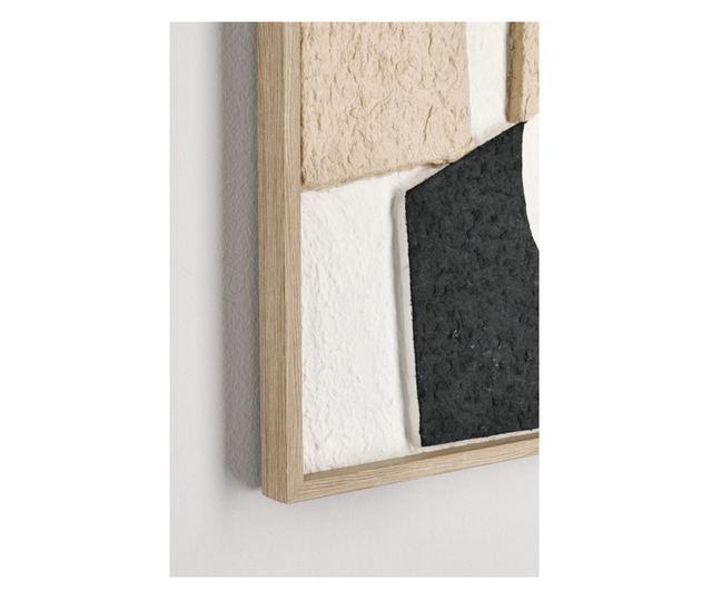 Dekoratív MDF panel papír applikációval Drew 50x3x70h