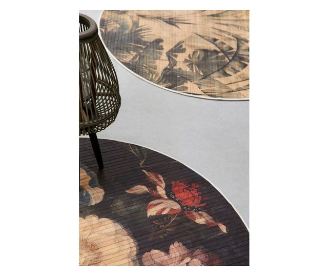 Sayuri Többszínű Bambusz Szőnyeg Ø 120 cm